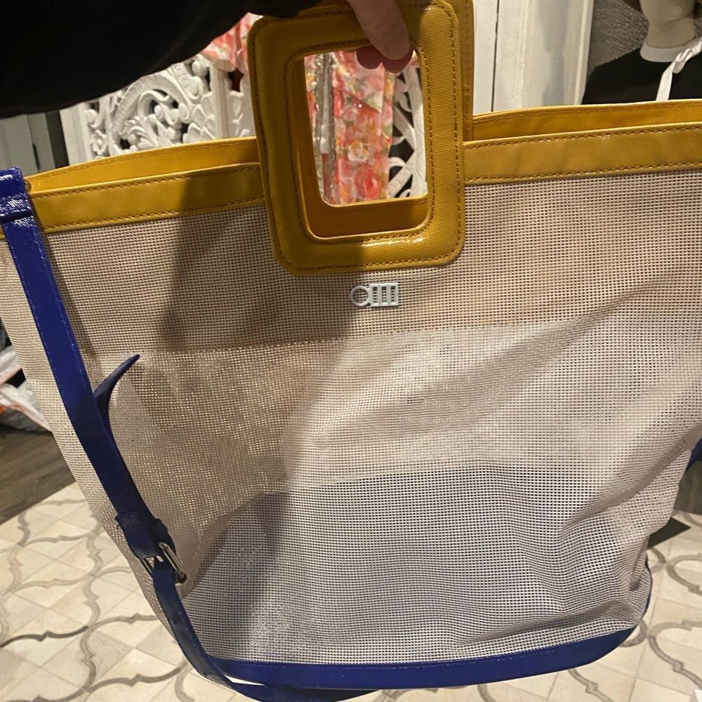 Solid & Striped // The Cleo Woven Mesh Bag / Tote - Picture 5 of 7